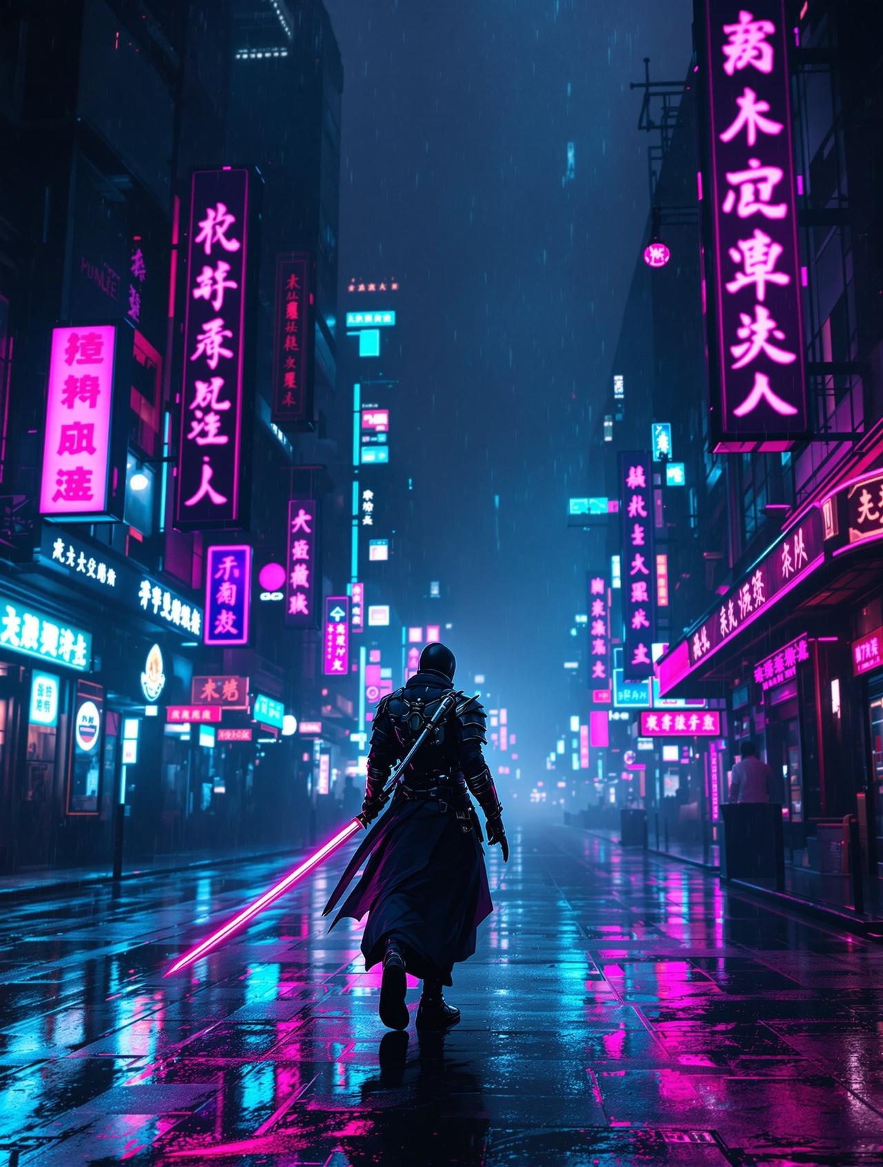 赛博江湖 - 科幻短片海报 - 97在线影院